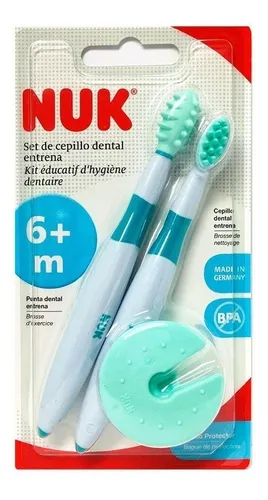 NUK SET CEPILLO DENTAL DE ENTRENAMIENTO  – Pañalera Belyan